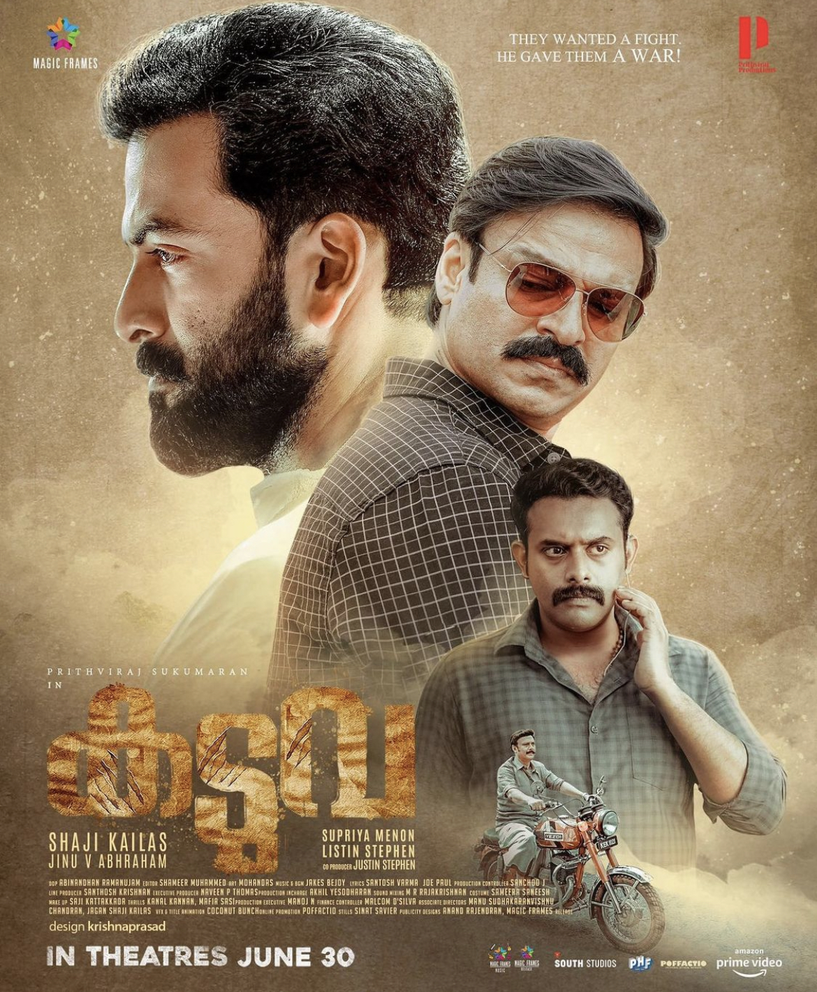 Kaduva (2022) Uncut 1080P Amzn Webrip X264 Esub [Dual Audio][Hindi Dd5 1 Malayalam 2 0] -Dmv