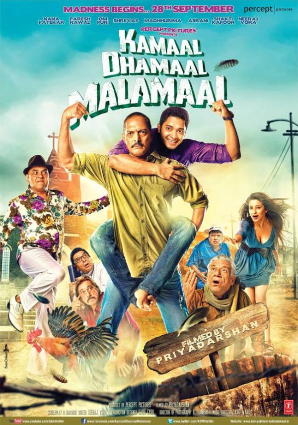 Kamaal Dhamaal Malamaal 2012 720P Dvdrip X264 Hon3Y
