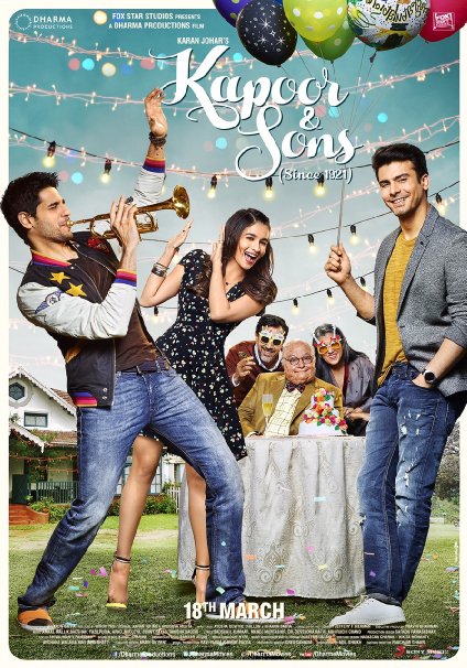 Kapoor & Sons (2016) Hindi 1080P Bluray X264 Dd5 1 Esub - Mkvcinemas