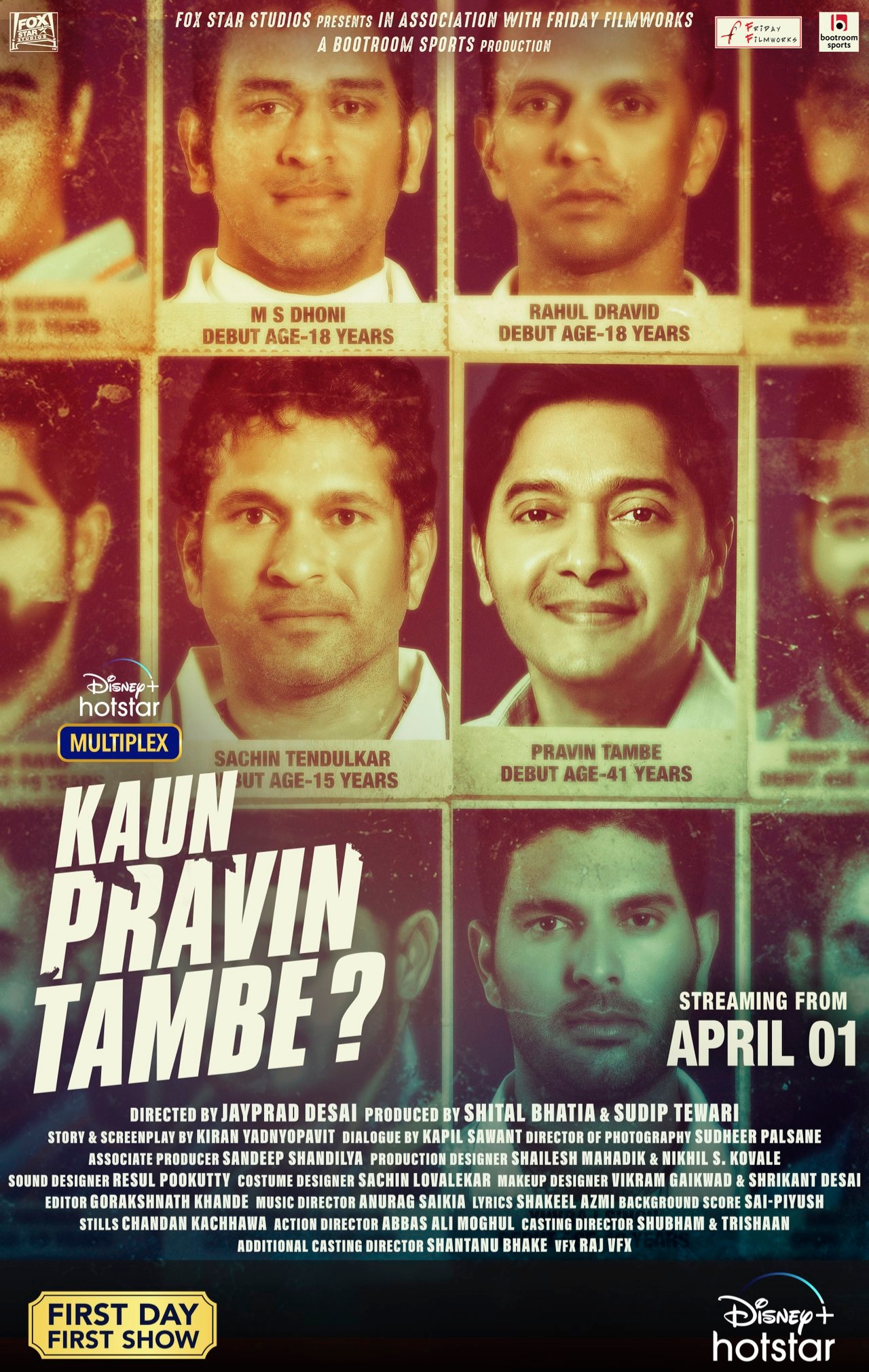 Kaun Pravin Tambe (2022) Hindi 1080P Dsnp Webrip X264 Dd5 1 Esub - Mkvcinemas