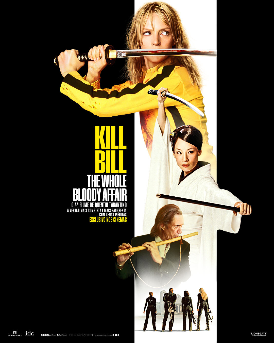 Kill Bill The Whole Bloody Affair (2006) 720P Amzn-Web X264 Esub [Dual Audio][Hindi 2 0 English 5 1] -Msmod