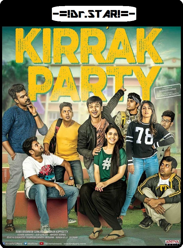 Kirrak Party (2018) 720P Uncut Hdrip X264 Esub [Dual Audio][Hindi Dd2 0 Telugu 5 1]