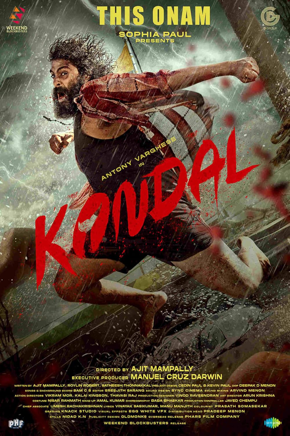 Kondal (2024) Uncut 720P Webrip X264 Esub [Dual Audio][Hindi 5 1 Malayalam 5 1] -Mkvc