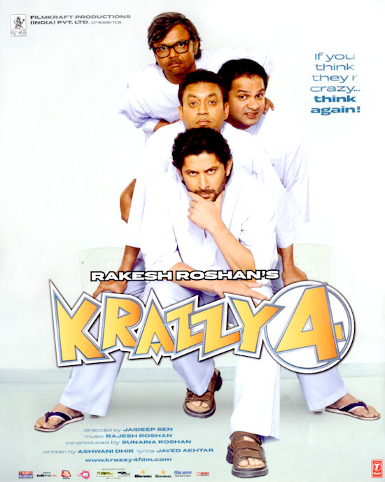 Krazzy 4 (2008) Hindi 720P Webrip X264 Aac Esub - Mkvcinemas