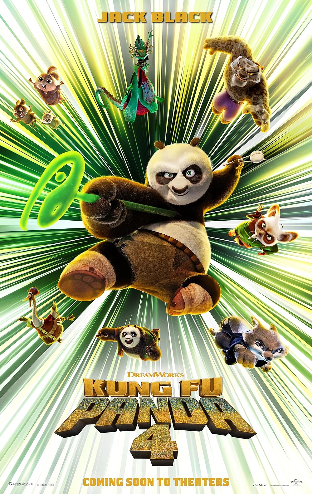 Kung Fu Panda 4 (2024) 1080P Bluray X265 Hevc Esub [Dual Audio][Hindi 5 1 English 5 1] -Mkvc