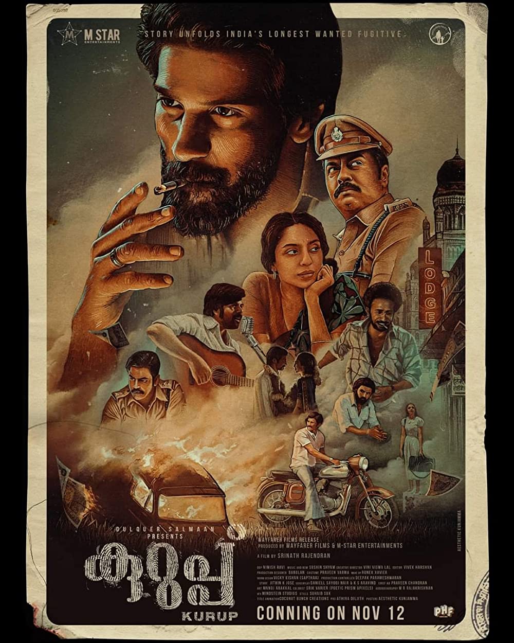 Kurup (2021) 1080P Nf Webrip X264 Esub [Dual Audio][Hindi 5 1 Malayalam 5 1] -Hdhub