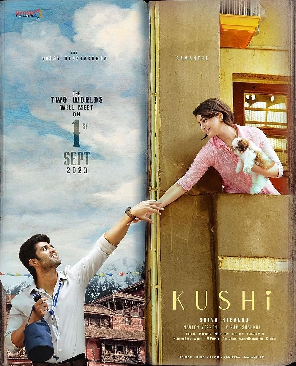 Kushi (2023) Uncut 1080P Nf Webrip X264 Esub [Dual Audio][Hindi 5 1 Tamil 5 1] -Mkvc