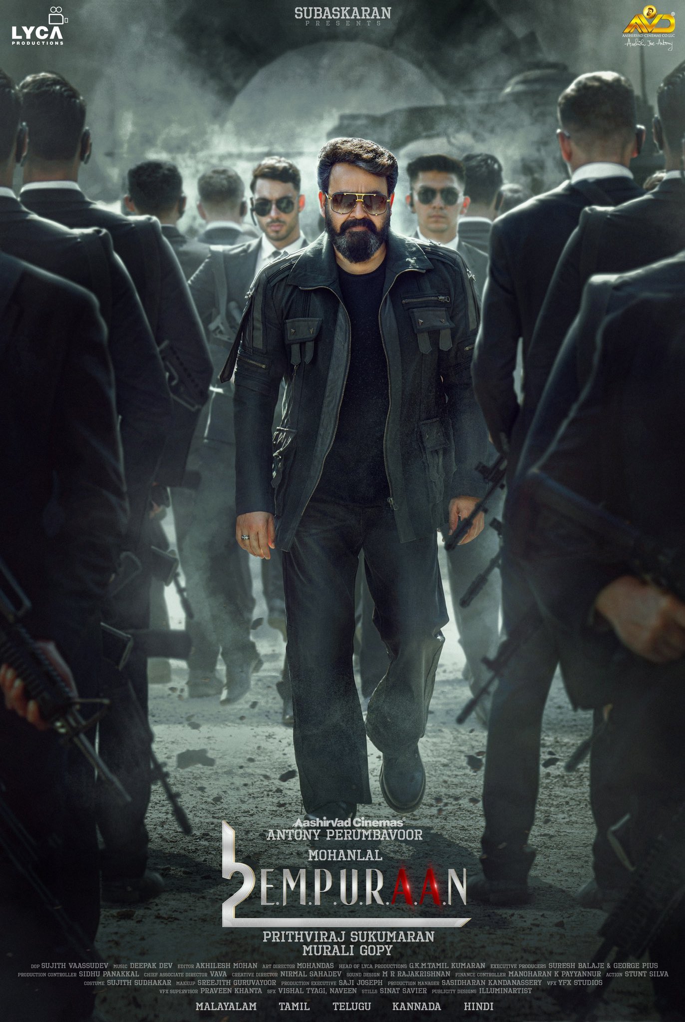 L2 Empuraan (2025) Uncut 1080P Webrip X265 Hevc Esub [Dual Audio][Hindi 5 1 Malayalam 5 1] -Dmv