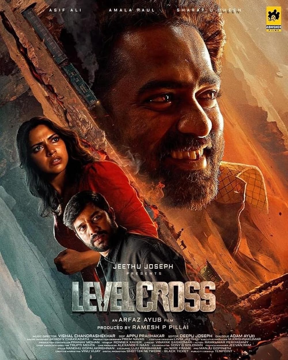 Level Cross (2024) Uncut 1080P Webrip X264 Esub [Dual Audio][Hindi 2 0 Malayalam 5 1] -Dmv