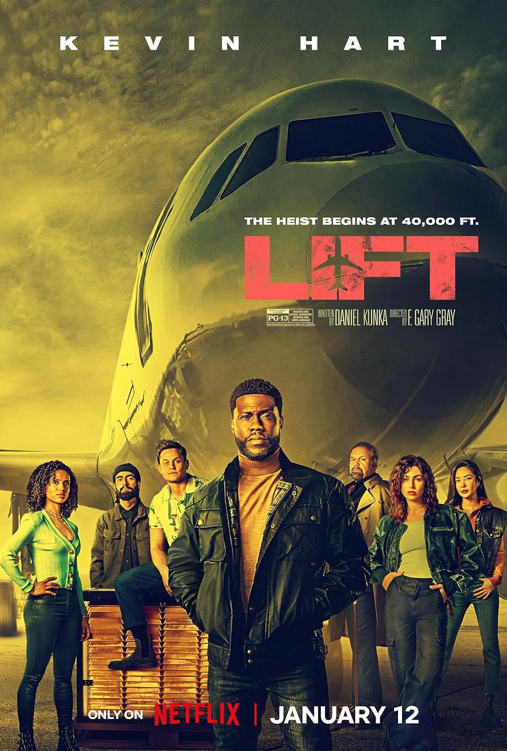 Lift (2024) 1080P Nf-Web X265 Hevc Esub [Dual Audio][Hindi 5 1 English 5 1] -Olam