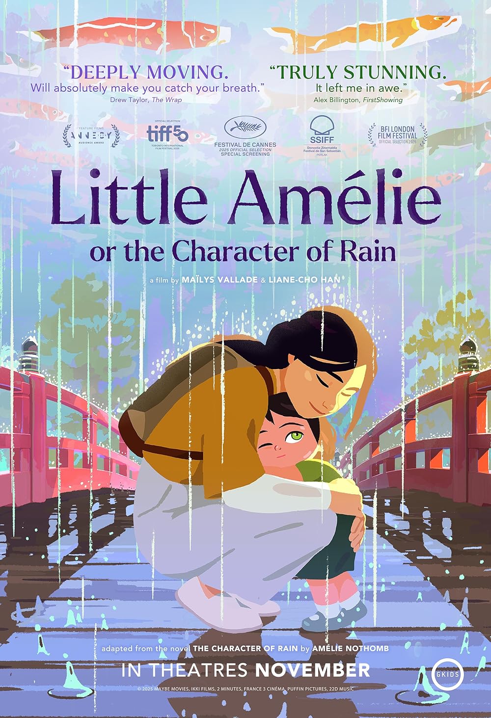 Little Amelie Or The Character Of Rain (2025) 1080P Bluray X265 Hevc Msubs [Dual Audio][French 5 1 English 5 1] -Msmod