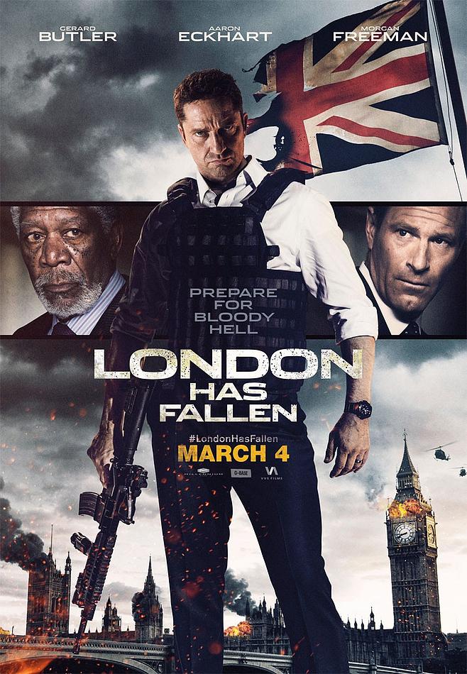London Has Fallen (2016) 720P Bluray X264 Esub [Dual Audio][Hindi 5 1 English 5 1] -Mkvc