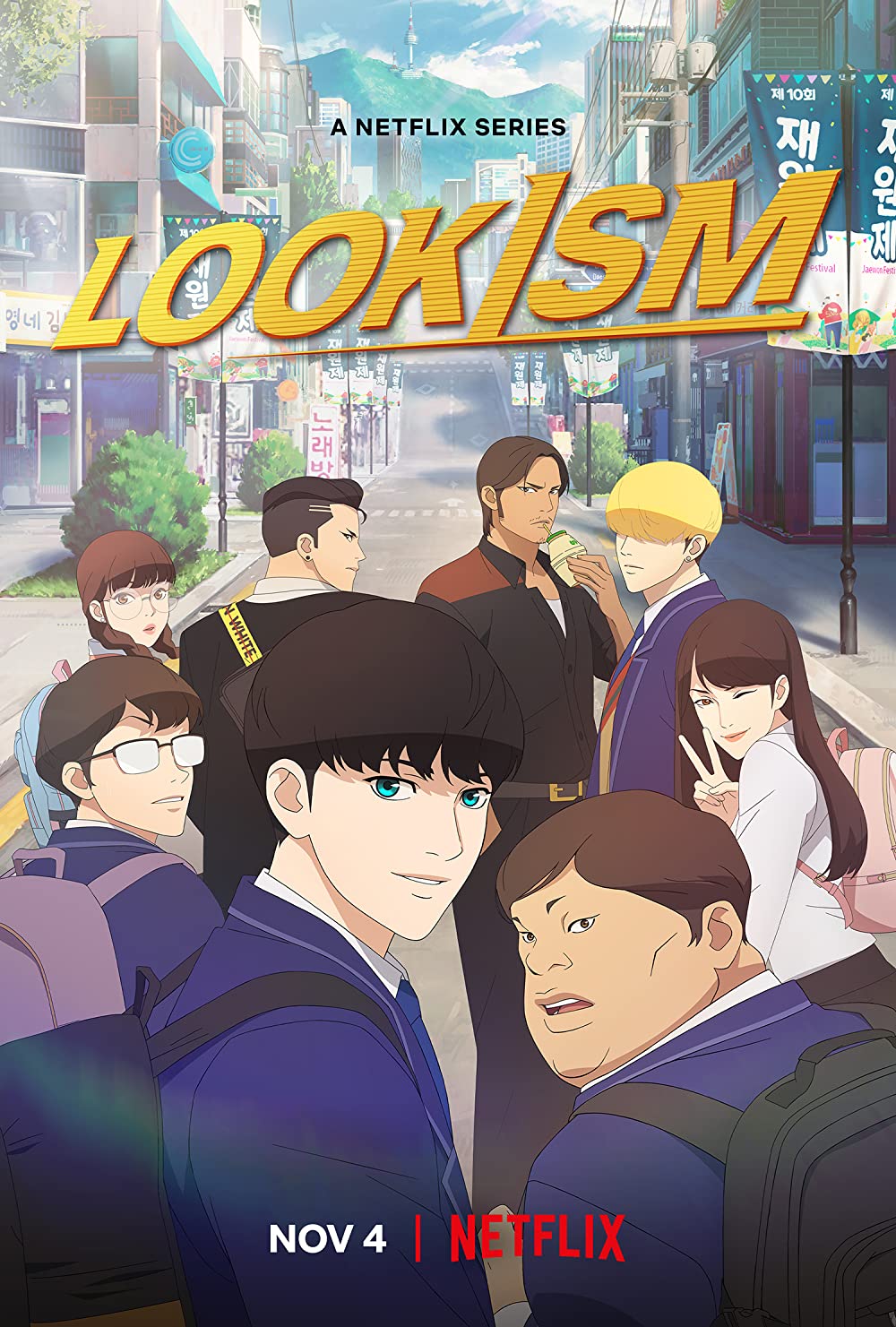 Lookism S01E01 1080P Nf Webrip X264 Msubs [Multi Audio][Korean 5 1 English 5 1 Hindi 5 1] -Msmod