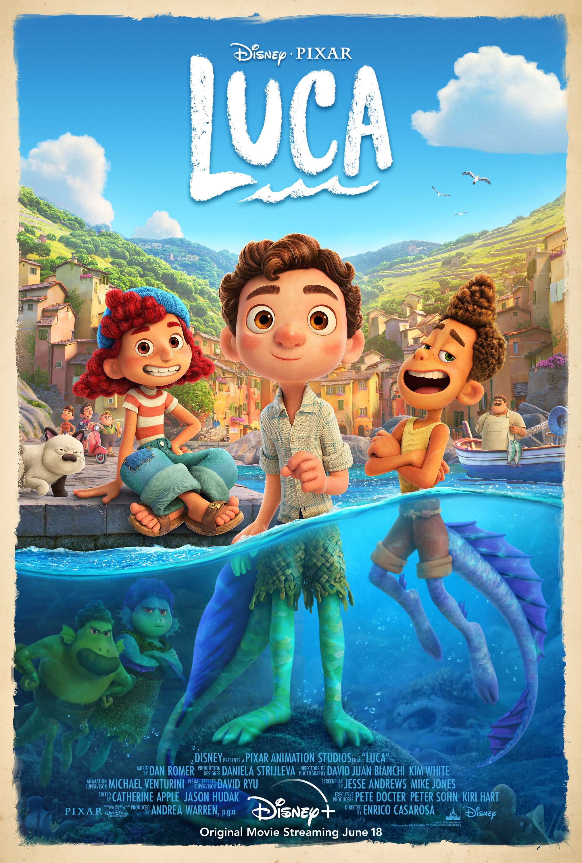 Luca (2021) 720P Bluray X264 Esub [Dual Audio][Hindi 5 1 English 5 1] -Mkvc