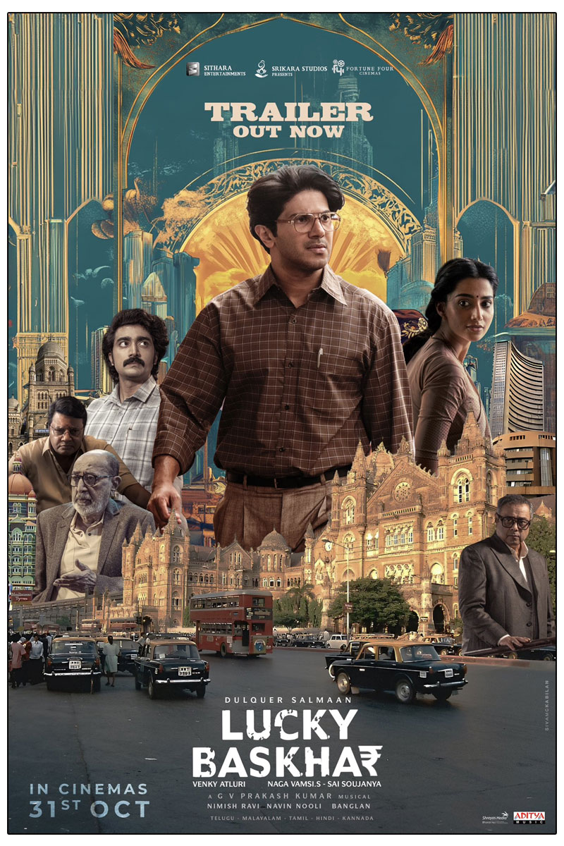 Lucky Baskhar (2024) Uncut 1080P Webrip X264 Esub [Dual Audio][Hindi 5 1 Telugu 5 1] -Mkvc