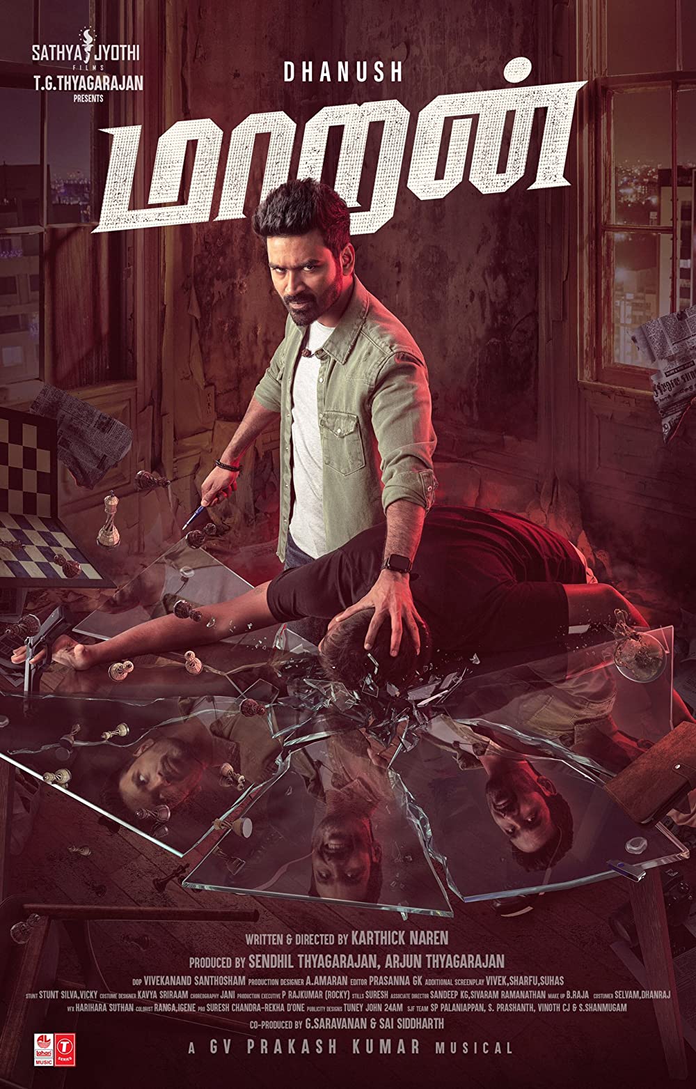 Maaran (2022) Tamil 1080P Webrip X264 Dd5 1 Esub -1Tmv