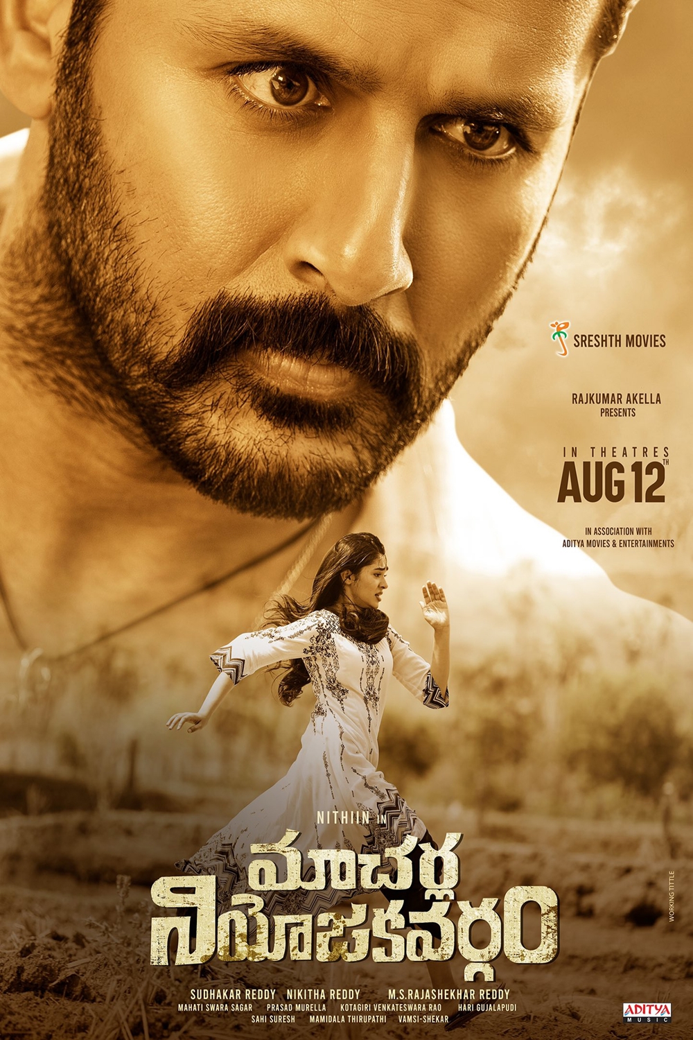 Macherla Niyojakavargam (2022) Uncut 720P Zee5 Webrip X264 Esub [Dual Audio][Hindi 5 1 Telugu 5 1] -Mkvc