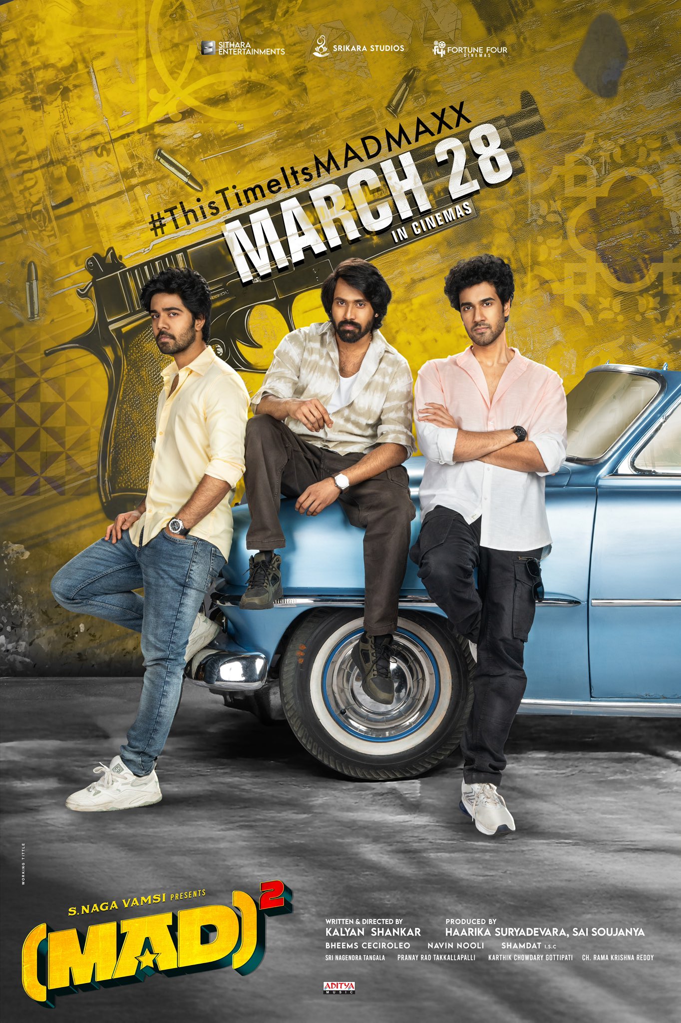 Mad Square (2025) Uncut 720P Webrip X264 Esub [Dual Audio][Hindi 5 1 Telugu 5 1] -Mkvc