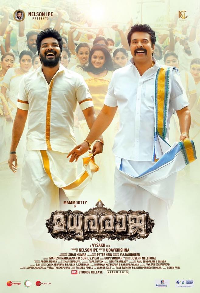 Madhura Raja (2019) Malayalam 720P Hdrip X264 - Movcr