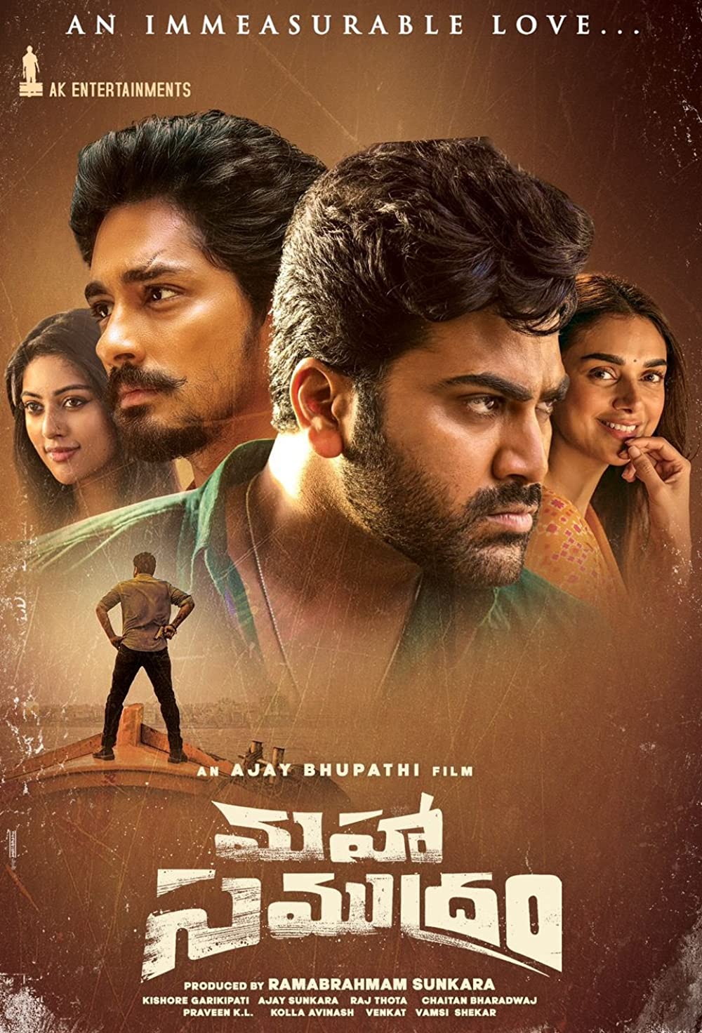 Maha Samudram (2021) Telugu 1080P Webrip X265 Hevc 10Bit Dd5 1 Esub -1Tmv