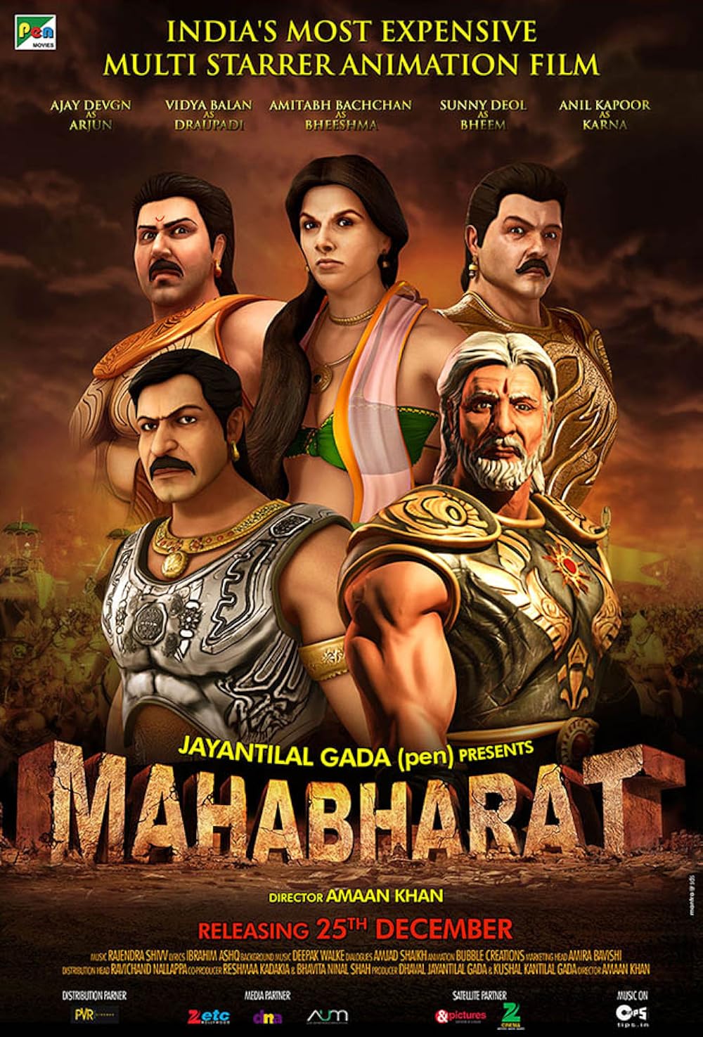 Mahabharat (2013) Hindi 720P Amzn Webrip X264 Aac 5 1 Esub - Mkvcinemas