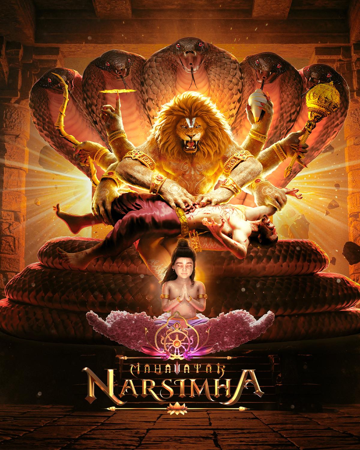 Mahavatar Narsimha (2024) Hindi Dubbed 1080P Nf-Web X265 Hevc 10Bit Aac 5 1 Esub-Hdhub