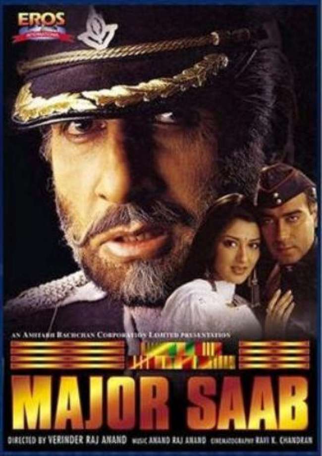 Major Saab 1998 Hindi 720P Dvdrip X264 Ac3 Hon3Y