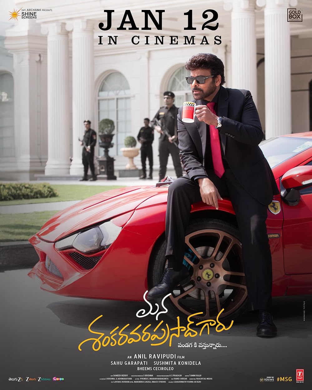 Mana Shankaravaraprasad Garu (2026) Uncut 1080P Ds4K Webrip X265 Hevc Esub [Dual Audio][Hindi 5 1 Telugu 5 1] -Hdhub