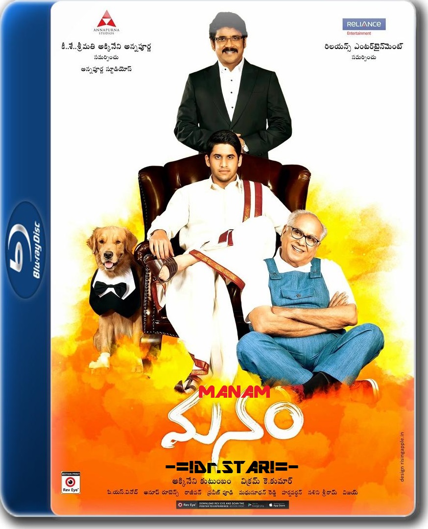 Manam (2014) Uncut 720P Bluray X264 Esub [Dual Audio][Hindi Dd2 0 Telugu 5 1]