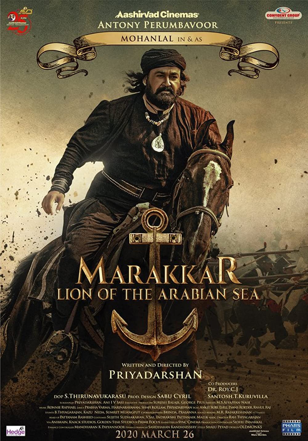 Marakkar Arab Saagar Ka Sher (2021) Hindi Dubbed 1080P Amzn Webrip X264 Dd5 1 Esub -Dmv