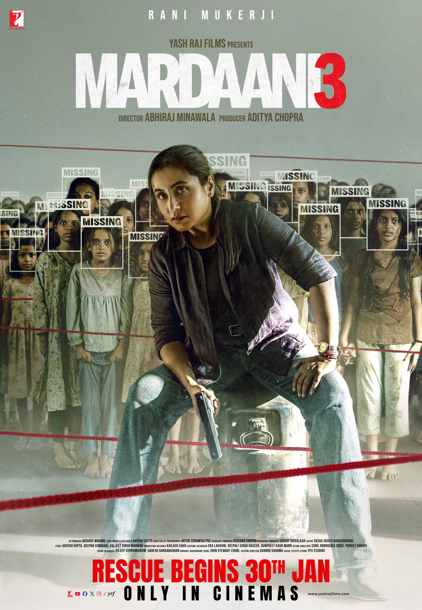 Mardaani 3 (2026) Hindi 1080P Nf Webrip X265 Hevc 10Bit Dd5 1 Esub - Hdhub4U