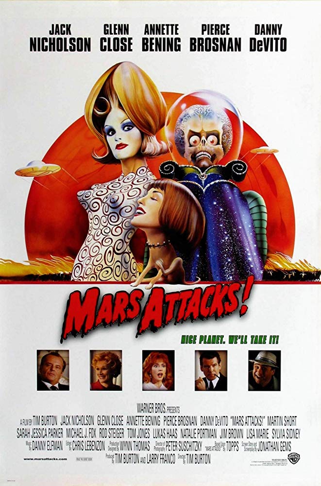 Mars Attacks! (1996) 1080P Bluray X265 Hevc 10Bit Aac 5 1 Msubs-Tigole