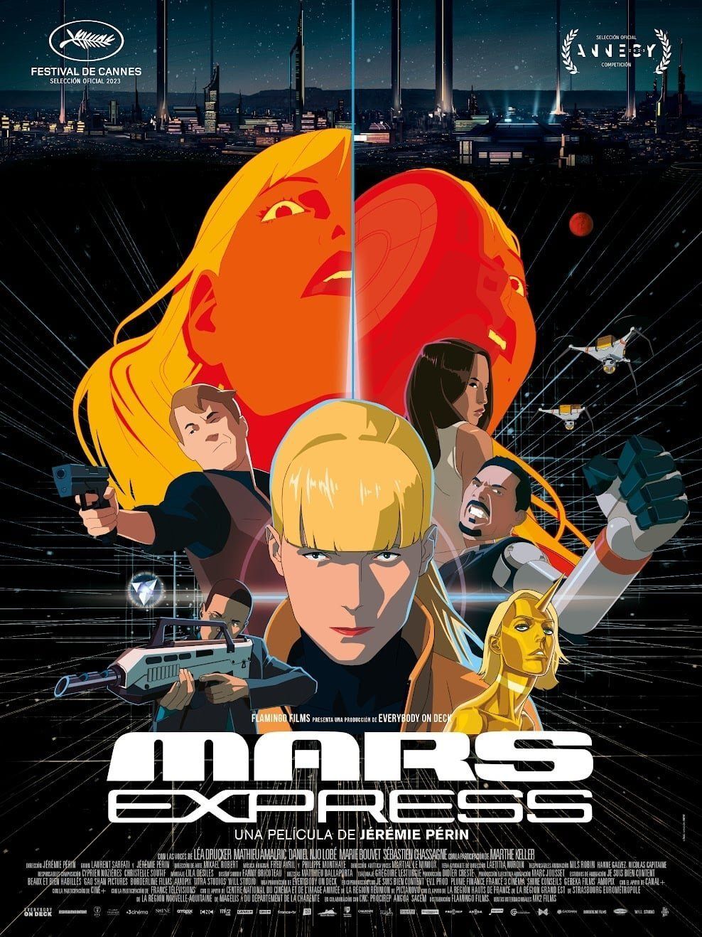 Mars Express (2023) 1080P Bluray X265 Hevc Esub [Dual Audio][Hindi 5 1 English 5 1] -Mkvc