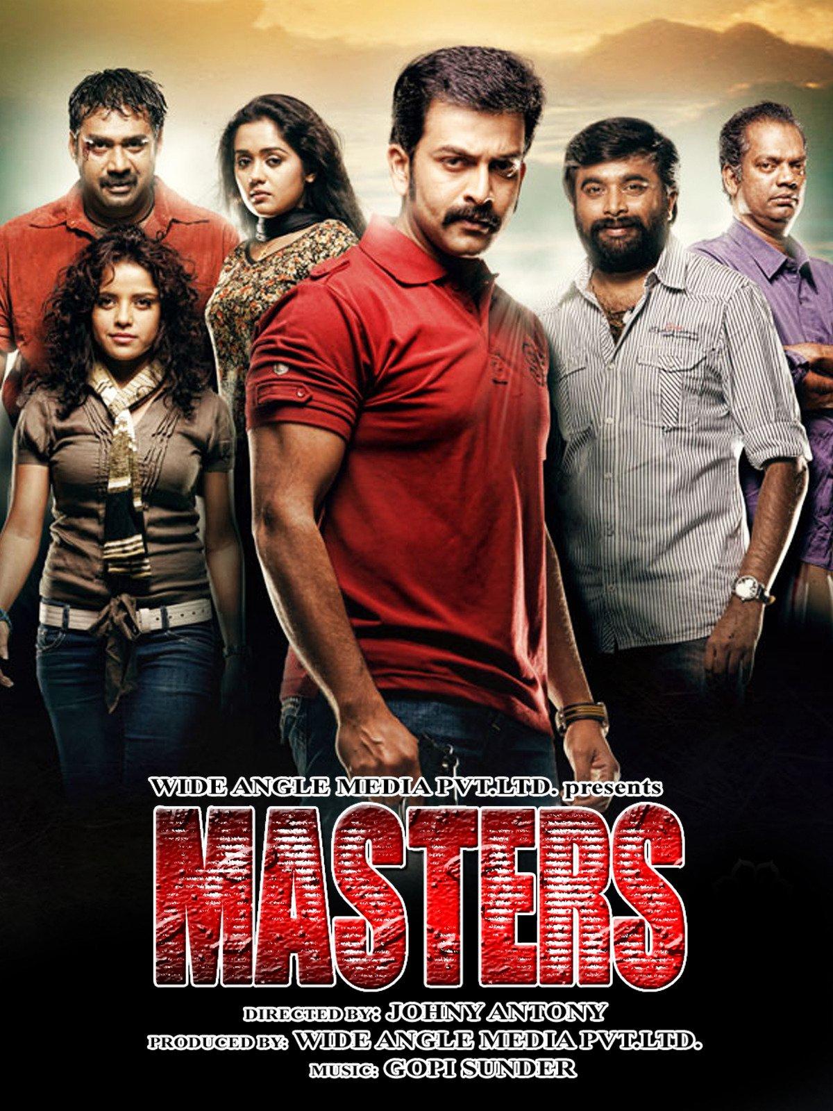 Masters (2012) Uncut 720P Webrip X264 Esub [Dual Audio][Hindi 2 0 Malayalam 2 0] -Dmv