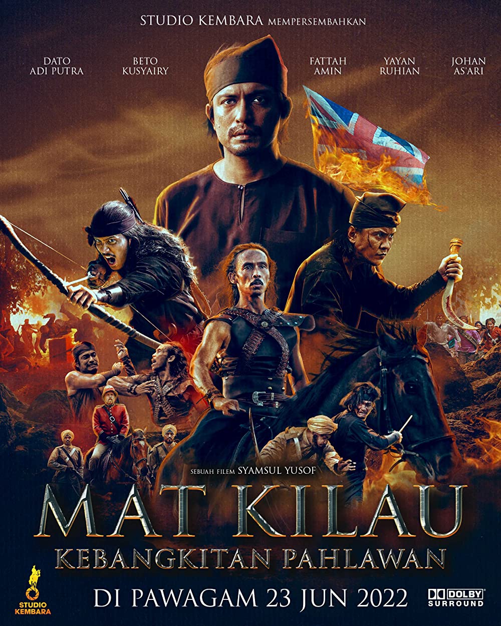 Mat Kilau 2022 Malay 720P Nf Web-Dl X264 Msubs-Pahe