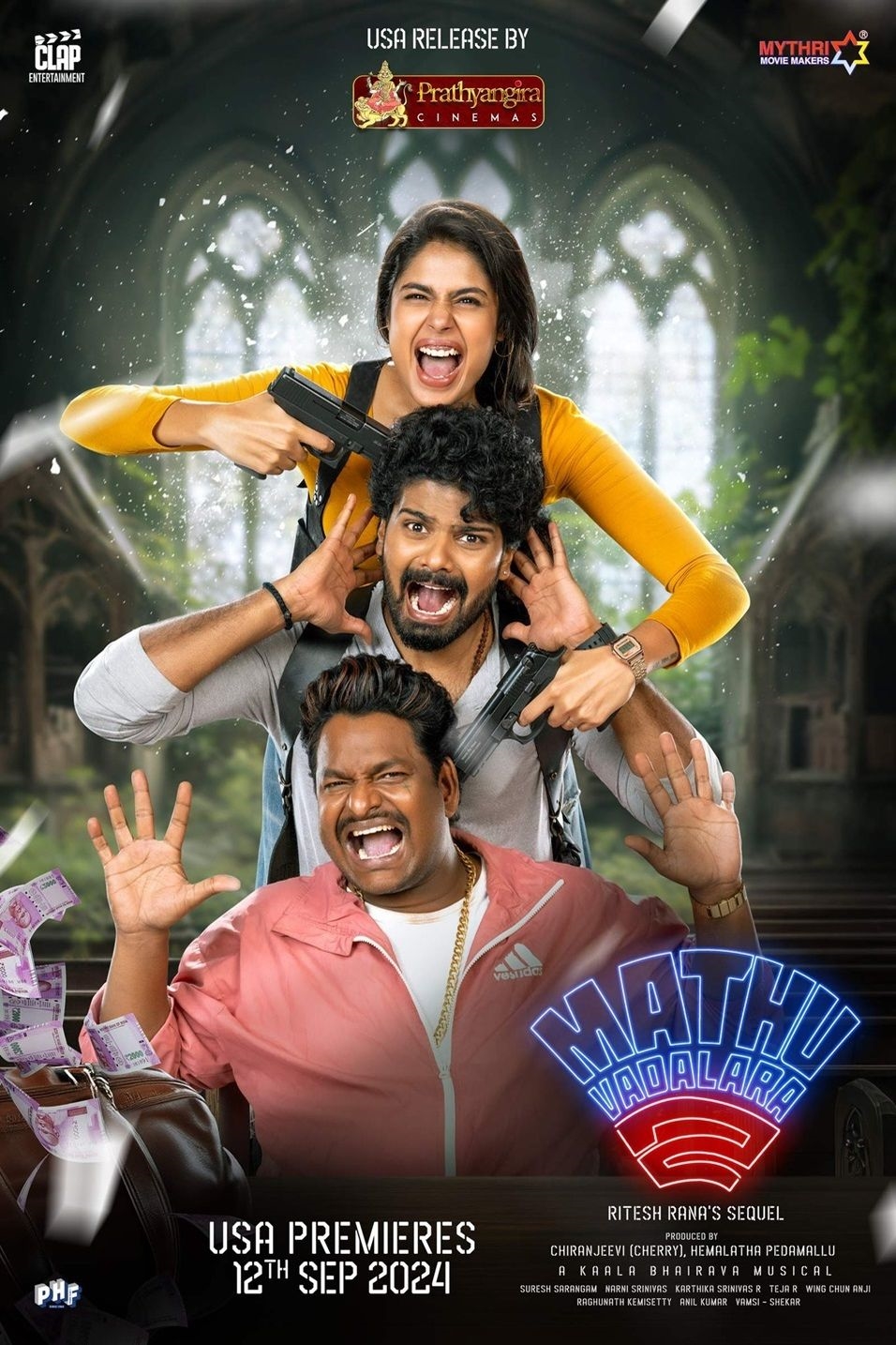 Mathu Vadalara 2 (2024) Uncut 720P Ds4K Webrip X264 Esub [Dual Audio][Hindi 2 0 Telugu 5 1] -Hdhub