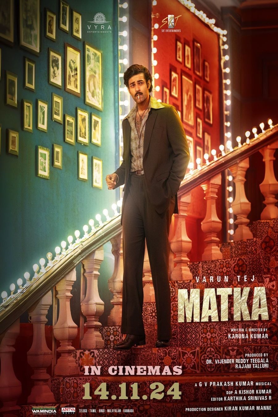 Matka (2024) Uncut 720P Webrip X264 Esub [Dual Audio][Hindi 5 1 Telugu 5 1] -Mkvc