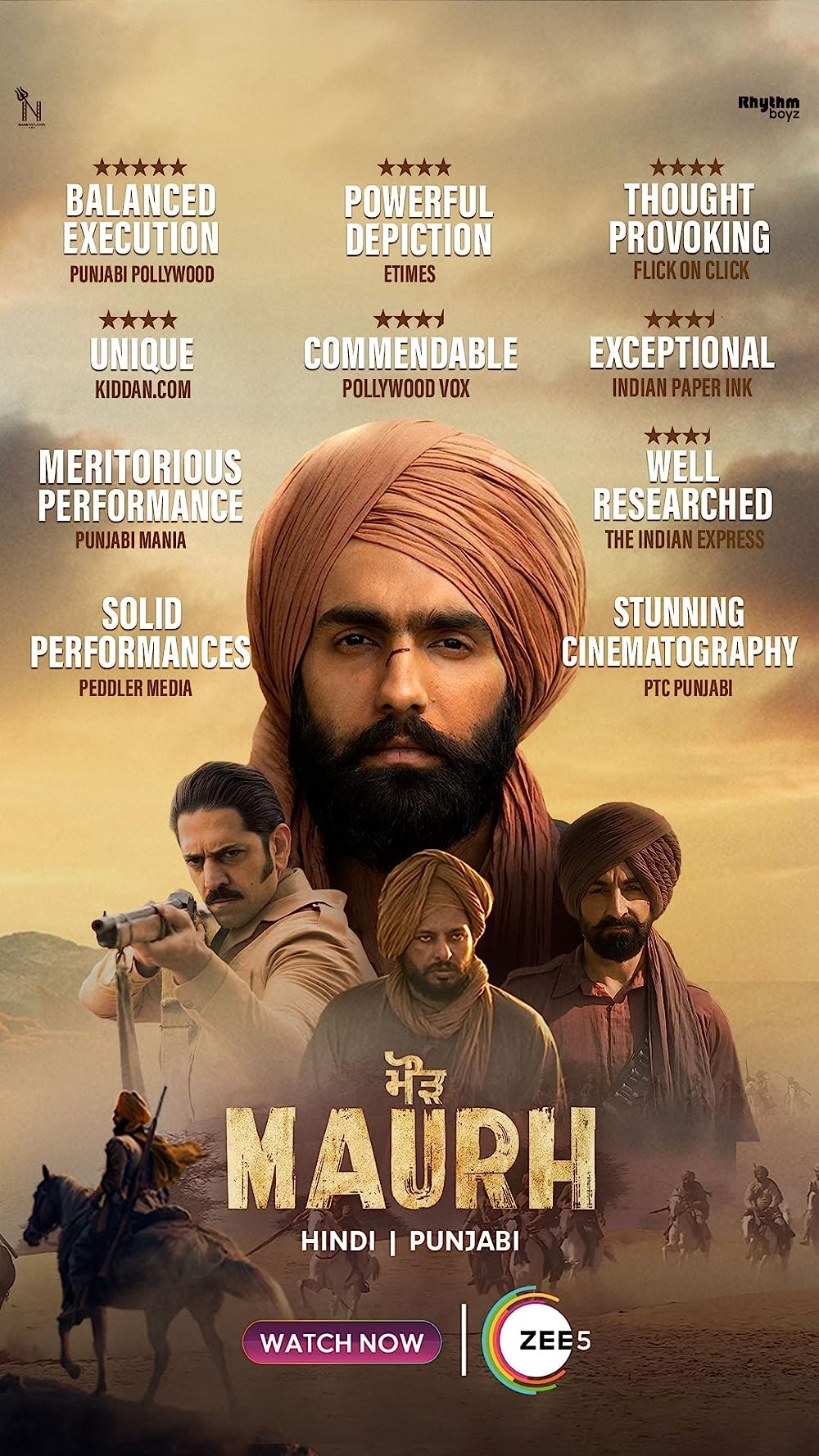 Maurh (2023) 1080P Zee5 Webrip X264 Esub [Dual Audio][Hindi 2 0 Panjabi 5 1] -Vegam