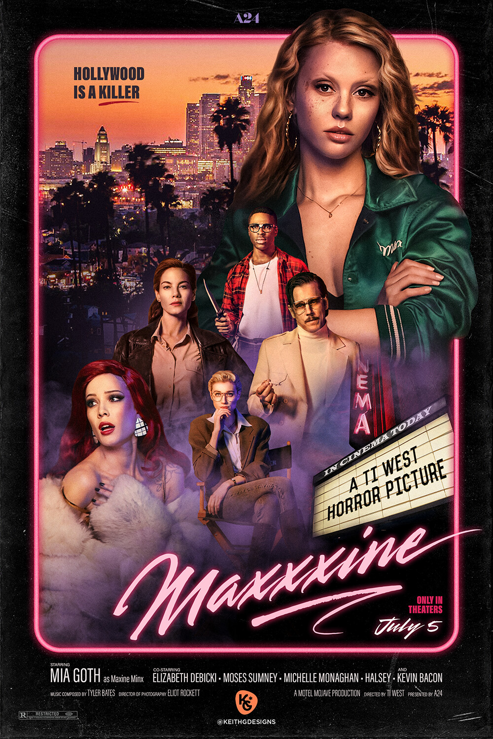 Maxxxine (2024) 1080P Bluray X265 Hevc Esub [Dual Audio][Hindi 5 1 English 5 1] -Mkvc