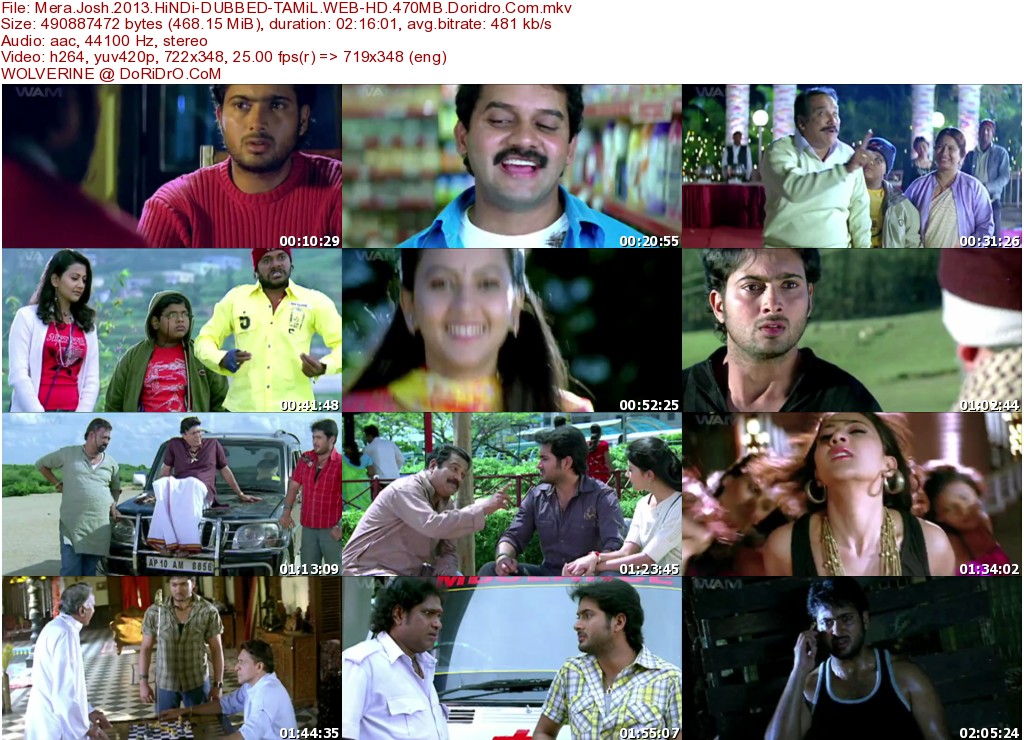 Mera Josh 2013 Hindi-Dubbed-Tamil Web-Hd 470Mb Doridro Com