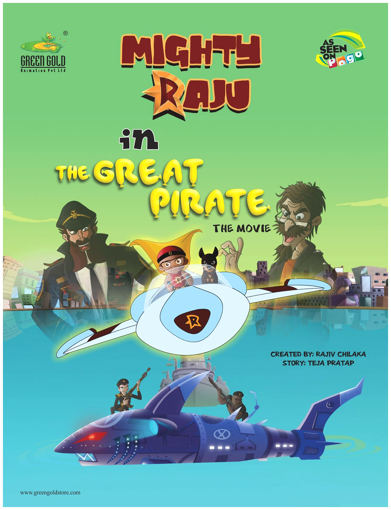 Mighty Raju In Great Pirate (2014) Dvdrip