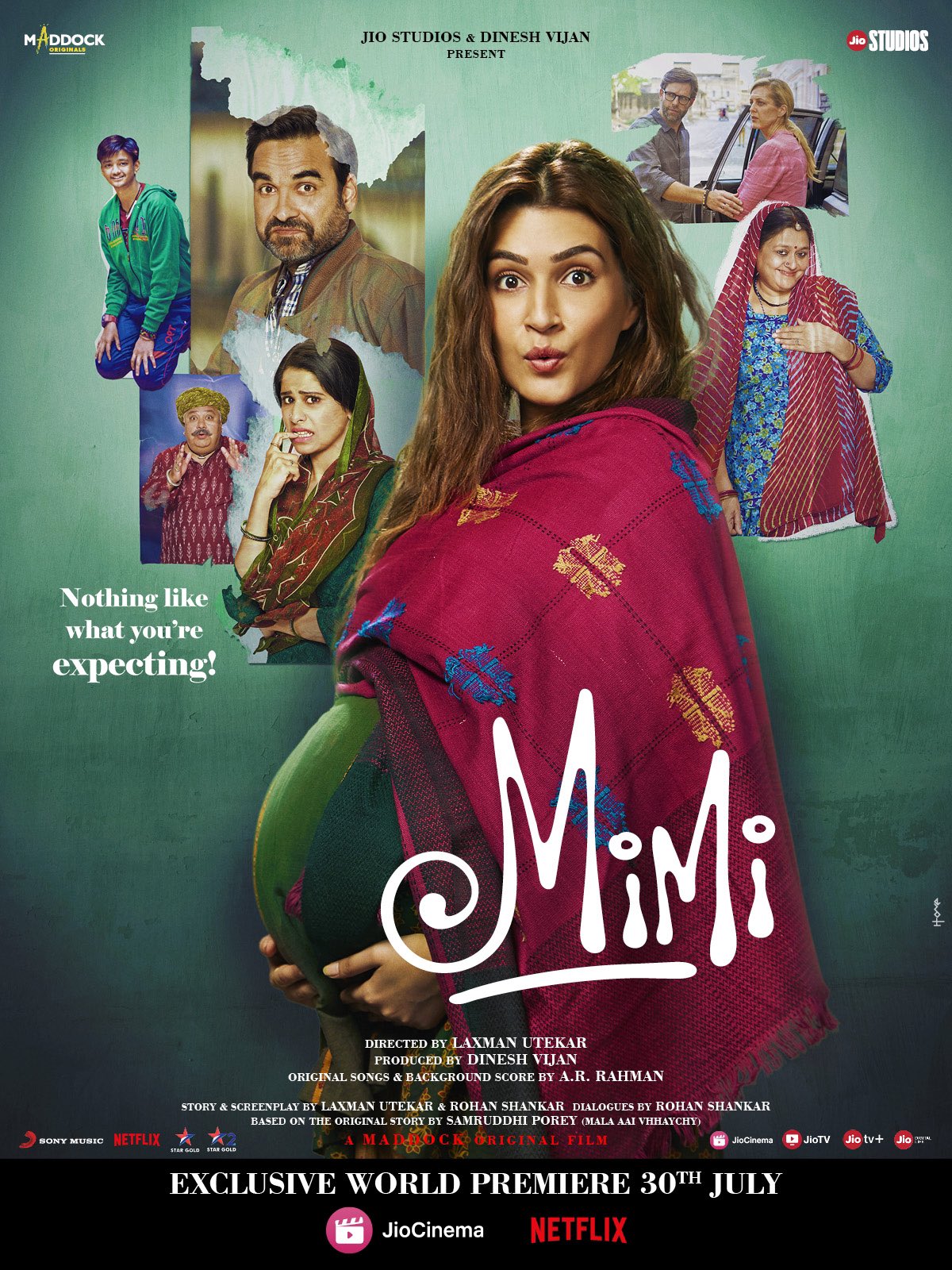 Mimi (2021) Hindi 1080P Webrip X264 Dd5 1 Esub - Mkvcinemas