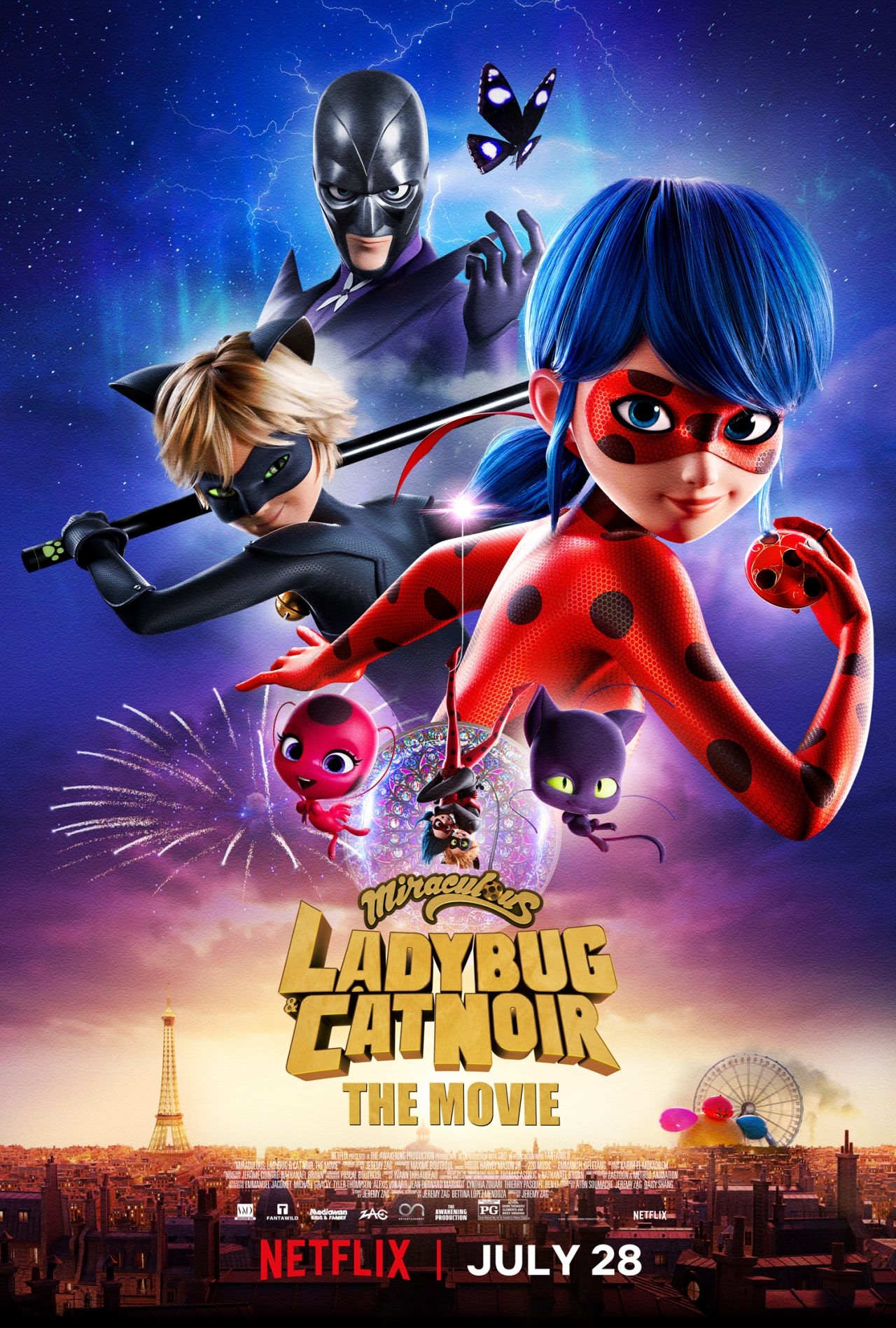 Miraculous Ladybug & Cat Noir, The Movie (2023) 1080P Nf-Web X265 Hevc Msubs [Dual Audio][Hindi 5 1 English 5 1] -Msmod