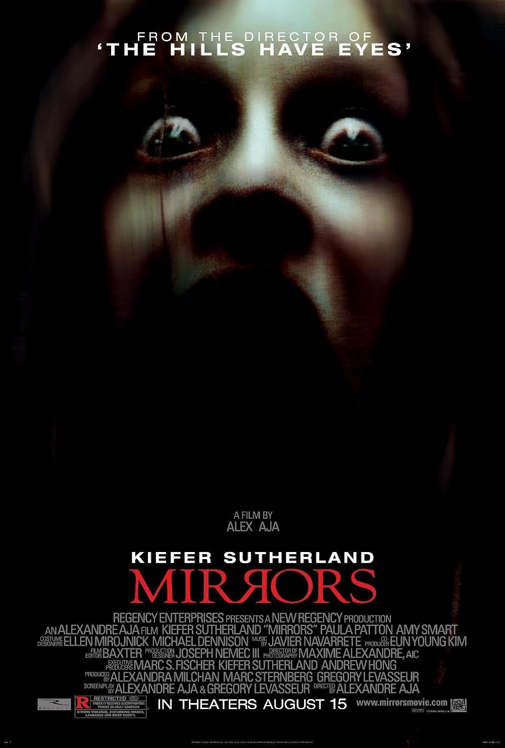 Mirrors (2008) Unrated 1080P Bluray X265 Hevc Esub [Dual Audio][Hindi 2 0 English 5 1] -Mkvc
