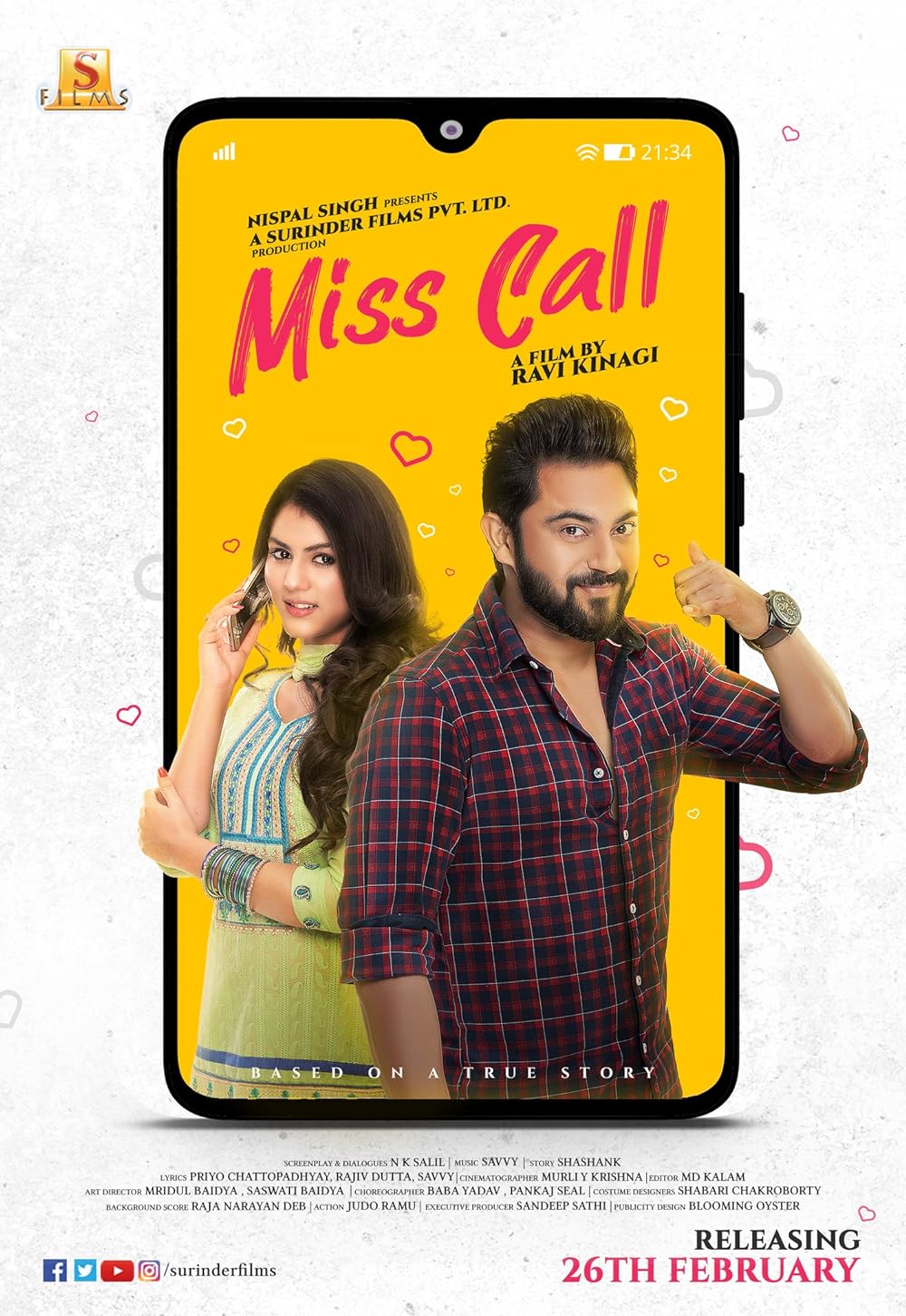 Miss Call (2021) Bengali 1080P At Web-Dl X264 Aac-Lickw33D