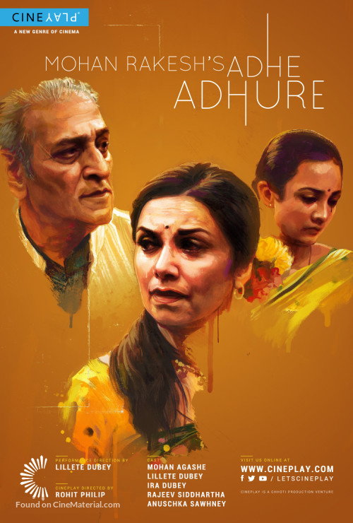 Mohan Rakesh's Adhe Adhure (2014) Hindi 720P Webrip Avc Aac-Teamictv