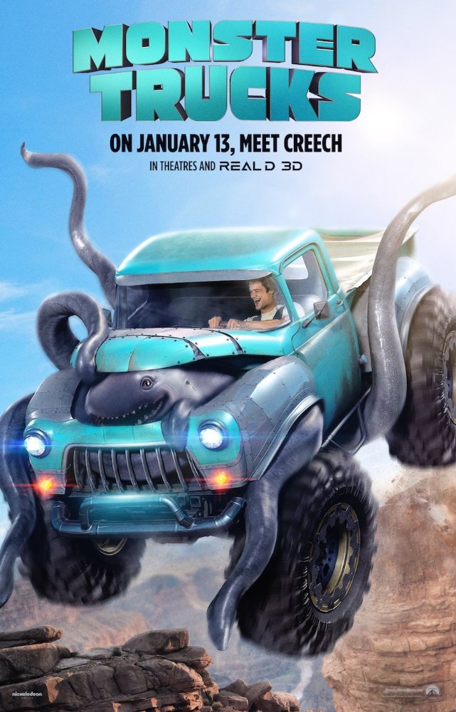 Monster Trucks (2016) 720P Bluray X264 Esub [Dual Audio][Hindi 5 1 English 5 1] -Mkvc