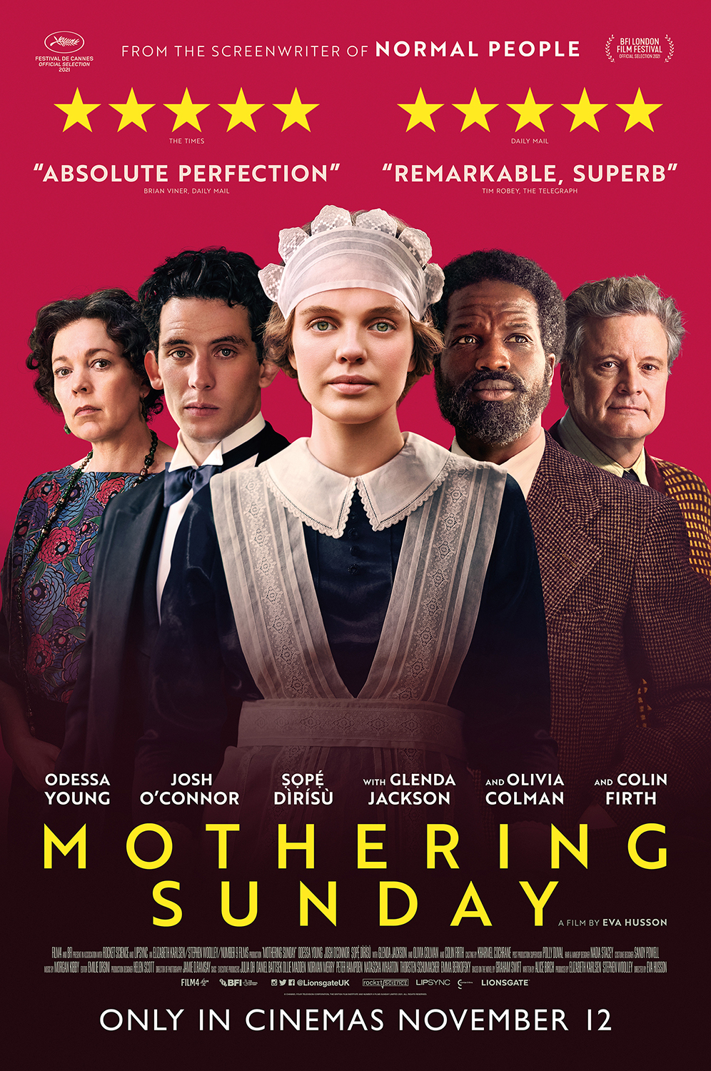 Mothering Sunday 2021 720P Bluray 800Mb X264-Galaxyrg