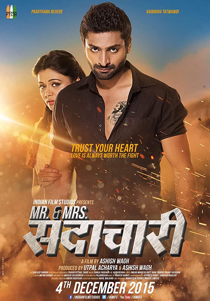 Mr And Mrs Sadachari (2016) Marathi 720P Webrip X264 Aac Esub - Mkvcinemas