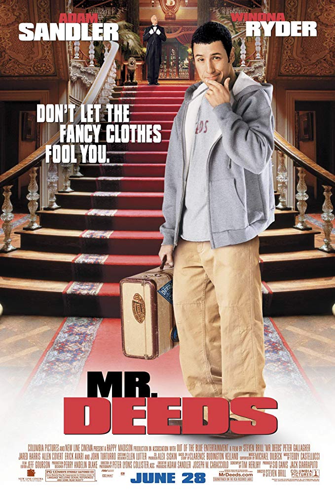 Mr Deeds (2002) 1080P Bluray X265 Hevc Esub [Dual Audio][Hindi 5 1 English 5 1] -Mkvc